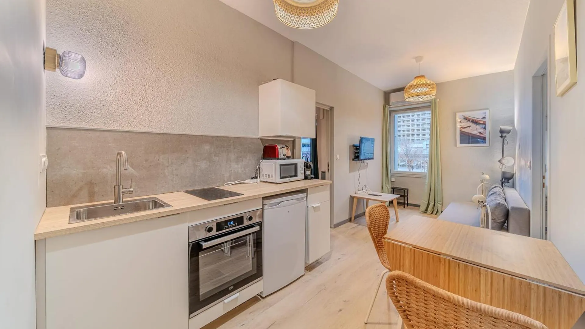 Apartment Residence Les Halles - Charming 2-Bedroom Near Bocuse And Part-Dieu Lyon France